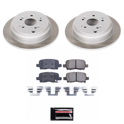 Power Stop 02-04 Honda Odyssey Front and Rear Semi-Coated Rotor Kit (1x psbSC2299, 1x psbSC5502) thumbnail 3
