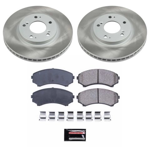 Power Stop 04-08 Mitsubishi Endeavor Front and Rear Semi-Coated Rotor Kit (1x psbSC5258, 1x psbSC5260) thumbnail 6