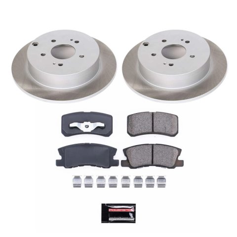Power Stop 04-08 Mitsubishi Endeavor Front and Rear Semi-Coated Rotor Kit (1x psbSC5258, 1x psbSC5260) thumbnail 7
