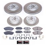 Power Stop 11-14 Nissan Murano Front and Rear Semi-Coated Rotor Kit (1x psbSC2427, 1x psbSC5263) thumbnail 4