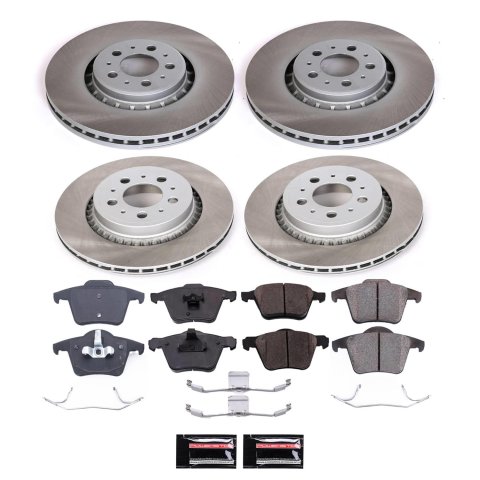 Power Stop 03-14 Volvo XC90 Front and Rear Semi-Coated Rotor Kit (1x psbSC3039, 1x psbSC4552) thumbnail 5
