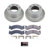 Power Stop 01-06 Chevrolet Silverado 3500 Front and Rear Semi-Coated Rotor Kit (1x psbSC2071, 1x psbSC5337) thumbnail 7