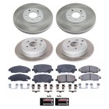 Power Stop 07-13 Acura MDX Front and Rear Semi-Coated Rotor Kit (1x psbSC4685, 1x psbSC5370) thumbnail 5