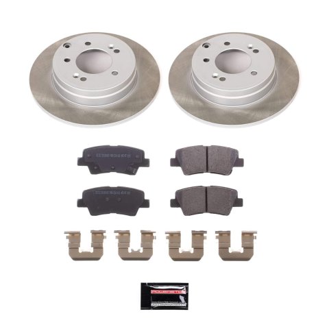 Power Stop 11-15 Hyundai Sonata Front and Rear Semi-Coated Rotor Kit (1x psbSC5377, 1x psbSC5381) thumbnail 8