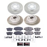 Power Stop 03-11 Honda Element Front and Rear Semi-Coated Rotor Kit (1x psbSC1043, 1x psbSC5399) thumbnail 1