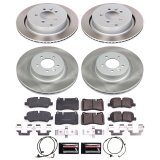 Power Stop 06-09 Land Rover Range Rover Sport Front and Rear Semi-Coated Rotor Kit (1x psbSC5422, 1x psbSC6564) thumbnail 5
