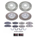 Power Stop 11-14 Ford Mustang Front and Rear Semi-Coated Rotor Kit (1x psbSC4749, 1x psbSC5407) thumbnail 5