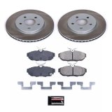 Power Stop 11-14 Ford Mustang Front and Rear Semi-Coated Rotor Kit (1x psbSC4749, 1x psbSC5407) thumbnail 6