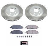 Power Stop 11-14 Ford Mustang Front and Rear Semi-Coated Rotor Kit (1x psbSC4749, 1x psbSC5407) thumbnail 7