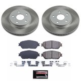 Power Stop 05-07 Toyota Avalon Front and Rear Semi-Coated Rotor Kit (1x psbSC2417, 1x psbSC5438) thumbnail 6
