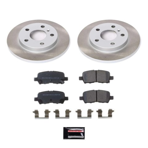 Power Stop 11-13 Chevrolet Impala Front and Rear Semi-Coated Rotor Kit (1x psbSC1437, 1x psbSC1602) thumbnail 1