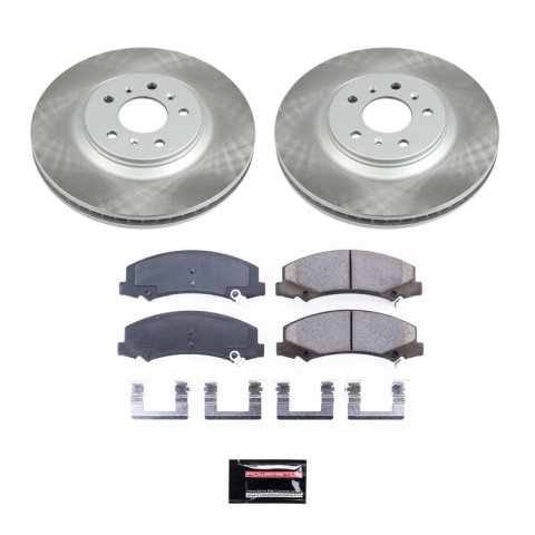 Power Stop 12-13 Chevrolet Impala Front and Rear Semi-Coated Rotor Kit (1x psbSC1602, 1x psbSC4654) thumbnail 6