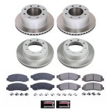 Power Stop 2010 Ford F-350 Super Duty Front and Rear Semi-Coated Rotor Kit (1x psb17-1069, 1x psb17-1334, 2x psbAR85107SCR, 2x psbAR85116SCR) thumbnail 1