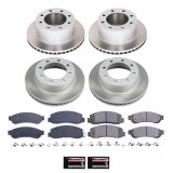 Power Stop 10-11 Ford F-250 Super Duty Front and Rear Semi-Coated Rotor Kit (1x psb17-1333, 1x psb17-1334, 2x psbAR85107SCR, 2x psbAR85116SCR) thumbnail 5