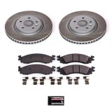 Power Stop 11-12 Ford Taurus Front and Rear Semi-Coated Rotor Kit (1x psbSC4744, 1x psbSC5581) thumbnail 2