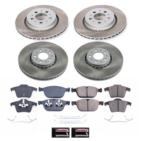 Power Stop 03-14 Volvo XC90 Front and Rear Semi-Coated Rotor Kit (1x psbSC3039, 1x psbSC5707) thumbnail 4