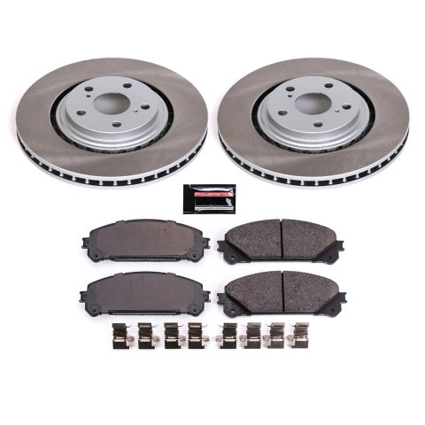 Power Stop 10-15 Lexus RX350 Front and Rear Semi-Coated Rotor Kit (1x psbSC4713, 1x psbSC5864) thumbnail 7