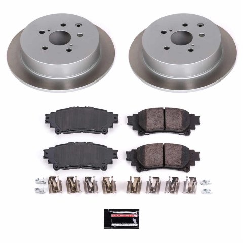 Power Stop 10-15 Lexus RX350 Front and Rear Semi-Coated Rotor Kit (1x psbSC4713, 1x psbSC5864) thumbnail 8