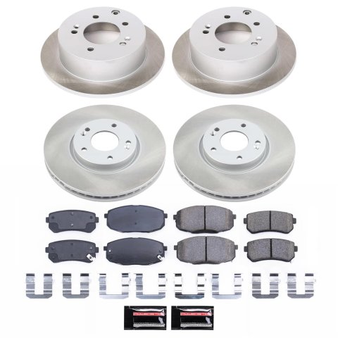 Power Stop 10-13 Kia Forte Front and Rear Semi-Coated Rotor Kit (1x psbSC5837, 1x psbSC5915) thumbnail 5