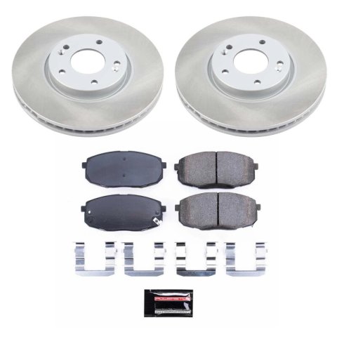 Power Stop 10-13 Kia Forte Front and Rear Semi-Coated Rotor Kit (1x psbSC5837, 1x psbSC5915) thumbnail 6
