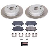 Power Stop 11-14 Honda Odyssey Front and Rear Semi-Coated Rotor Kit (1x psbSC4685, 1x psbSC5857) thumbnail 7