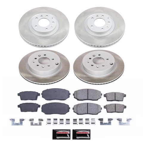 Power Stop 07-15 Mazda CX-9 Front and Rear Semi-Coated Rotor Kit (1x psbSC5877, 1x psbSC5878) thumbnail 5
