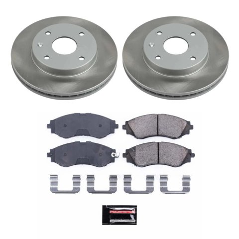 Power Stop 07-08 Suzuki Forenza Front and Rear Semi-Coated Rotor Kit (1x psbSC5894, 1x psbSC5898) thumbnail 6