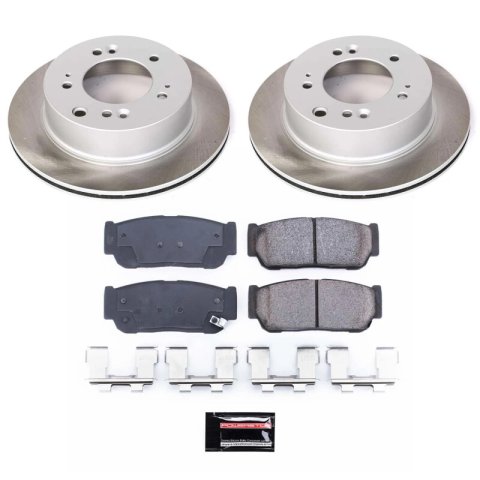Power Stop 07-09 Kia Sorento Front and Rear Semi-Coated Rotor Kit (1x psbSC5908, 1x psbSC5910) thumbnail 6