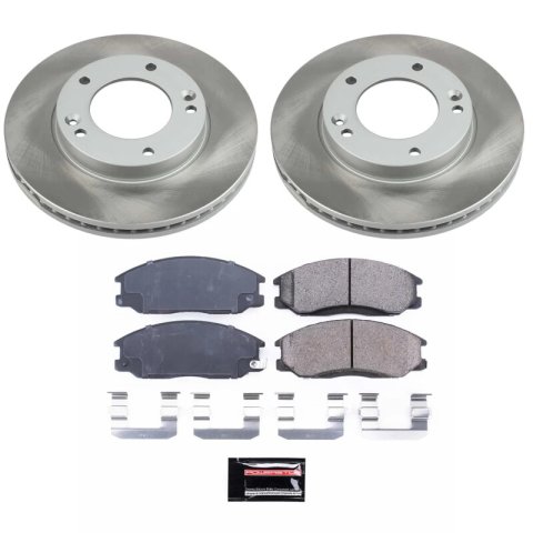 Power Stop 07-09 Kia Sorento Front and Rear Semi-Coated Rotor Kit (1x psbSC5908, 1x psbSC5910) thumbnail 7