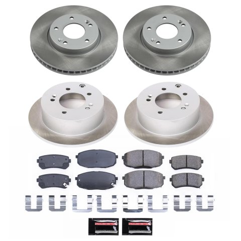 Power Stop 10-13 Kia Forte Front and Rear Semi-Coated Rotor Kit (1x psbSC5911, 1x psbSC5915) thumbnail 5