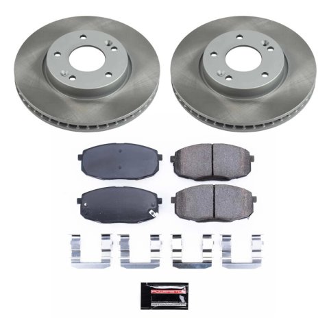 Power Stop 10-13 Kia Forte Front and Rear Semi-Coated Rotor Kit (1x psbSC5911, 1x psbSC5915) thumbnail 6