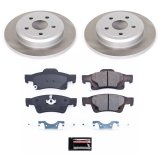PowerStop Z17 Evolution Plus Semi-Coated Rotor Brake Kits for 2011-2020 DURANGO, 2011-2016 GRAND CHEROKEE - SC5952 and Pad Combo, Semi-Coated, Front and Rear, Solid Surface Rotors, Ceramic Pads, Dodge, Jeep, Kit thumbnail 2