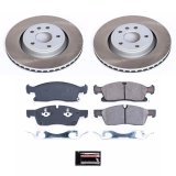 PowerStop Z17 Evolution Plus Semi-Coated Rotor Brake Kits for 2011-2020 DURANGO, 2011-2012 GRAND CHEROKEE - SC5955 and Pad Combo, Semi-Coated, Front and Rear, Solid Surface Rotors, Ceramic Pads, Dodge, Jeep, Kit thumbnail 5