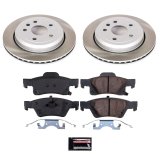 PowerStop Z17 Evolution Plus Semi-Coated Rotor Brake Kits for 2011-2020 DURANGO, 2011-2012 GRAND CHEROKEE - SC5955 and Pad Combo, Semi-Coated, Front and Rear, Solid Surface Rotors, Ceramic Pads, Dodge, Jeep, Kit thumbnail 6