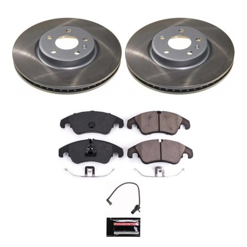 Power Stop 12-16 Audi A4 Front and Rear Semi-Coated Rotor Kit (1x psbSC4745, 1x psbSC6133) thumbnail 5