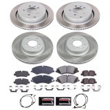Power Stop 10-13 Land Rover Range Rover Sport Front and Rear Semi-Coated Rotor Kit (1x psbSC6228, 1x psbSC6564) thumbnail 5