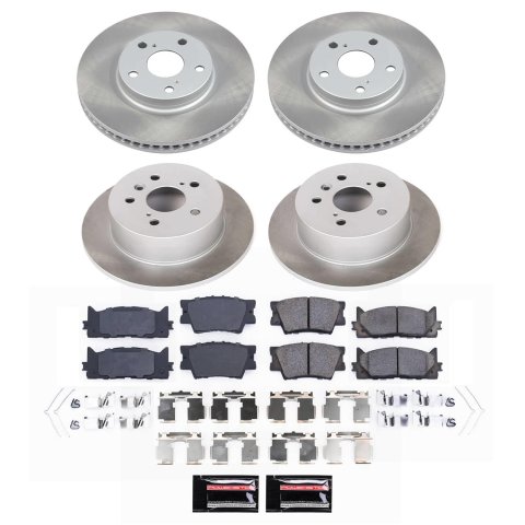 Power Stop 13-18 Lexus ES300h Front and Rear Semi-Coated Rotor Kit (1x psbSC3053, 1x psbSC6520) thumbnail 2