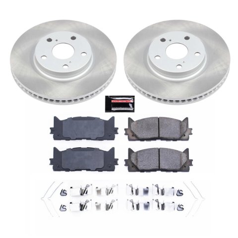 Power Stop 13-18 Lexus ES300h Front and Rear Semi-Coated Rotor Kit (1x psbSC3053, 1x psbSC6520) thumbnail 3