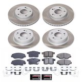 Power Stop 13-17 Honda Accord Front and Rear Semi-Coated Rotor Kit (1x psbSC5368, 1x psbSC6490) thumbnail 4
