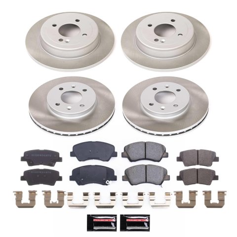 Power Stop 12-17 Hyundai Accent Front and Rear Semi-Coated Rotor Kit (1x psbSC6507, 1x psbSC6508) thumbnail 5