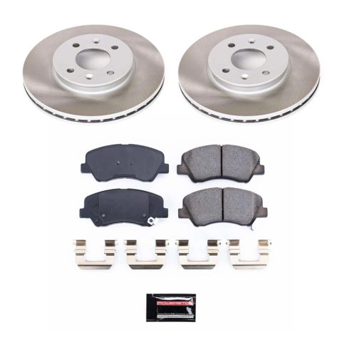 Power Stop 12-17 Hyundai Accent Front and Rear Semi-Coated Rotor Kit (1x psbSC6507, 1x psbSC6508) thumbnail 6