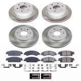 Power Stop 15-20 Cadillac Escalade Front and Rear Semi-Coated Rotor Kit (1x psbSC2069, 1x psbSC6562) thumbnail 6