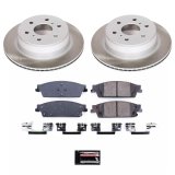 Power Stop 15-20 Cadillac Escalade Front and Rear Semi-Coated Rotor Kit (1x psbSC2069, 1x psbSC6562) thumbnail 8