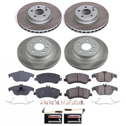 Power Stop 13-15 Mercedes-Benz GLK250 Front and Rear Semi-Coated Rotor Kit (1x psbSC6603, 1x psbSC6715) thumbnail 1