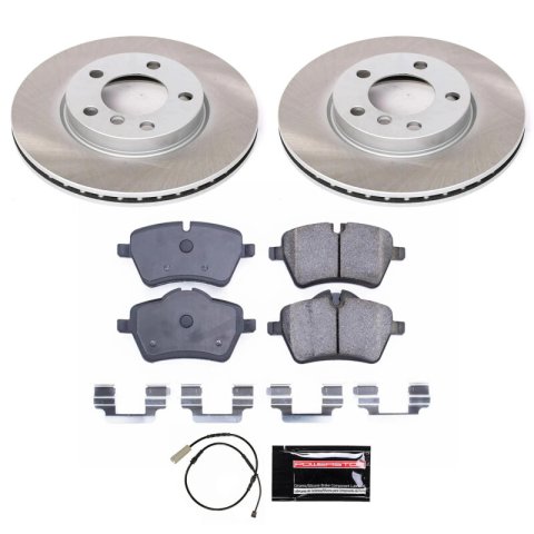 Power Stop 11-16 Mini Cooper Countryman Front and Rear Semi-Coated Rotor Kit (1x psbSC6662, 1x psbSC6664) thumbnail 6