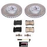 Power Stop 05-07 Mercedes-Benz C230 Front and Rear Semi-Coated Rotor Kit (1x psbSC6698, 1x psbSC6713) thumbnail 6