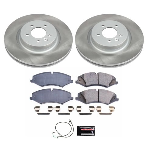 Power Stop 2010 Land Rover LR4 Front and Rear Semi-Coated Rotor Kit (1x psbSC6564, 1x psbSC6719) thumbnail 2