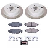 Power Stop 16-17 Subaru Crosstrek Front and Rear Semi-Coated Rotor Kit (1x psbSC6082, 1x psbSC6107) thumbnail 2