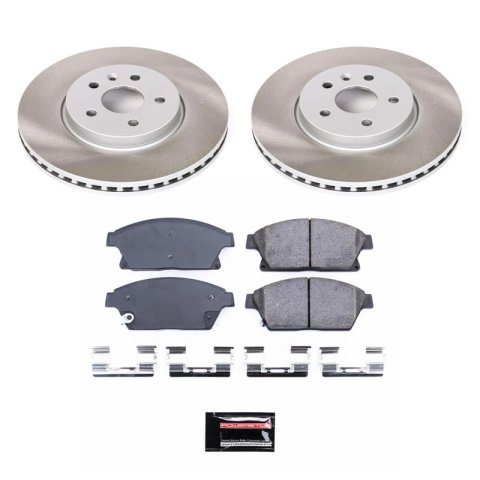 Power Stop 13-17 Buick Encore Front and Rear Semi-Coated Rotor Kit (1x psbSC5544, 1x psbSC6793) thumbnail 6