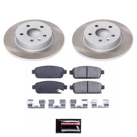 Power Stop 13-17 Buick Encore Front and Rear Semi-Coated Rotor Kit (1x psbSC5544, 1x psbSC6793) thumbnail 7